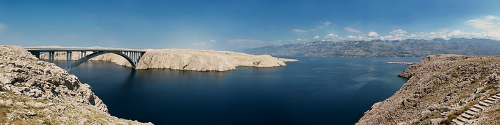 Most na ostrov Pag
