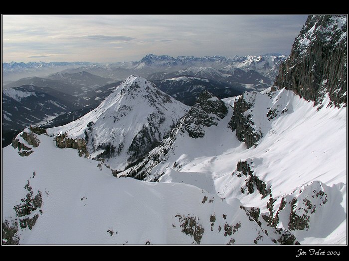 <b> Rakúske Alpy - pohľad od Dachsteinu 02<b>