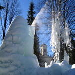 Ledová kouzla vodotrysku