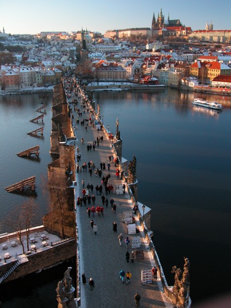 Karlův most a Hradčana