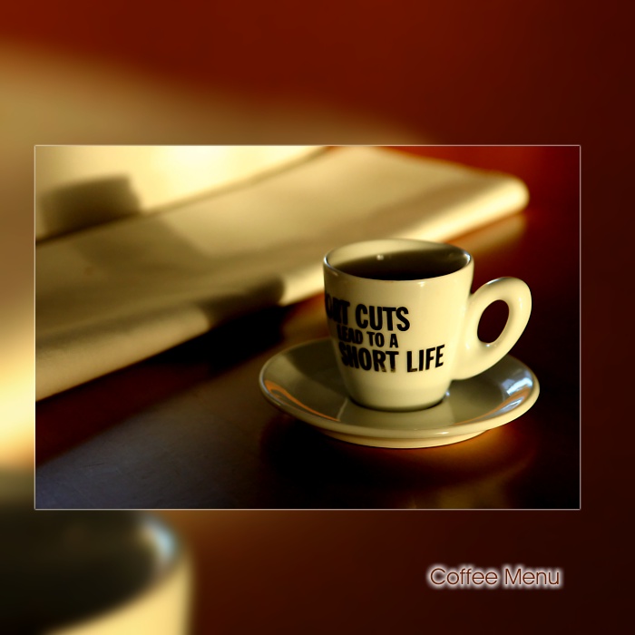 coffee menu