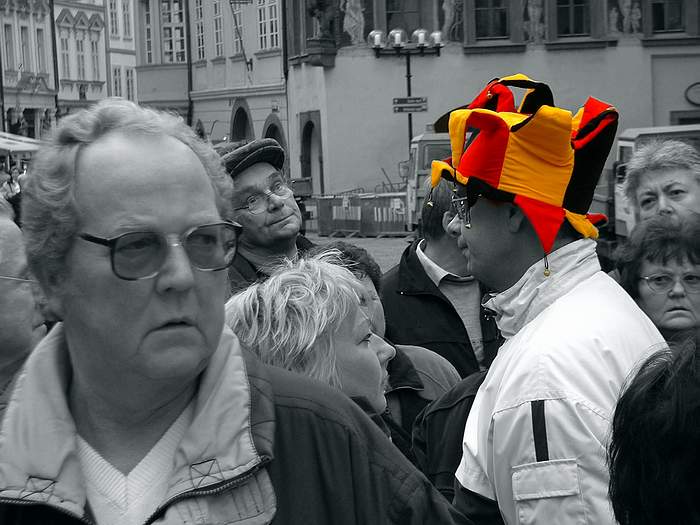 Turisté města pražského