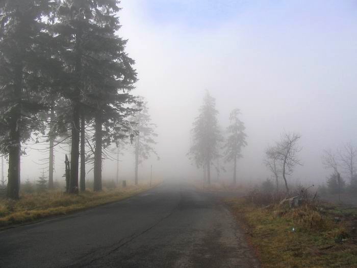 Za mlhou hustou tak...