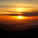 Západ slunce nad Pacifikem (Borel Hill, Kalifornie)