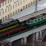 krizovani rychliku a nakladniho vlaku