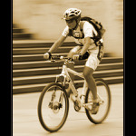 Motion In The City - biker