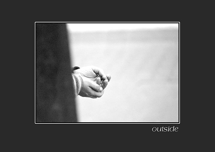 outside