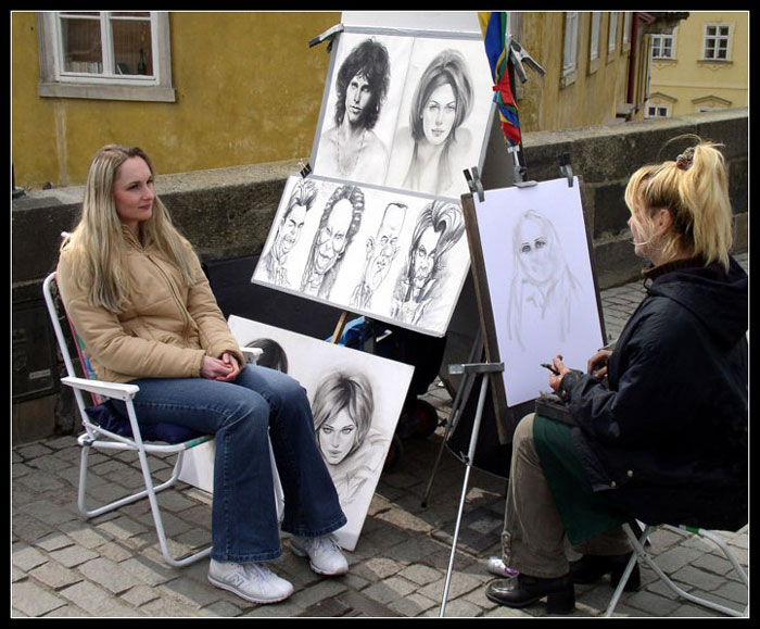 Na Karlově mostě