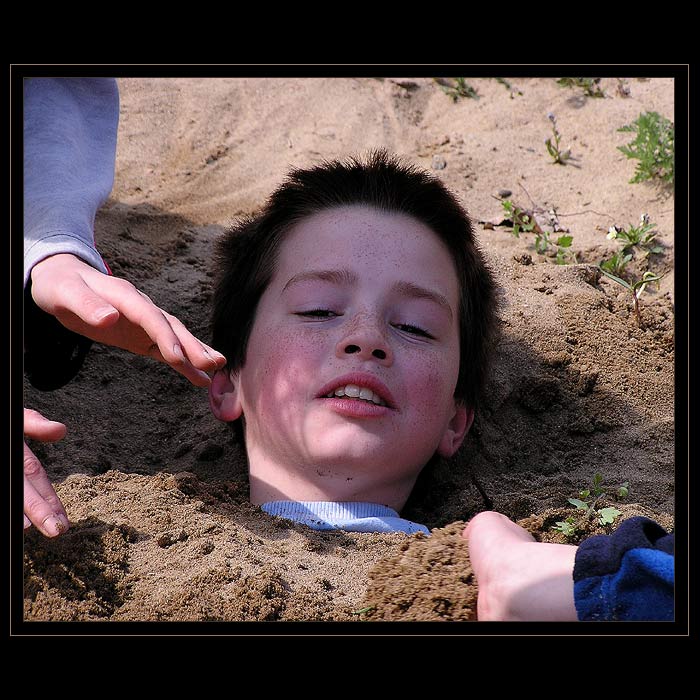 Až po uši v písku...