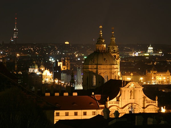 Noční Praha -Sv. Michal