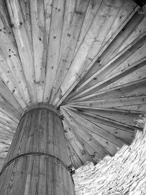 Vějíř schodišťový B/W