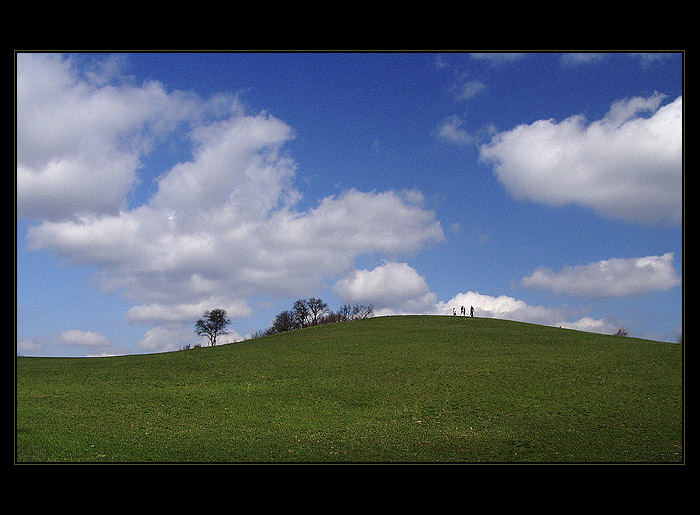 Linie, stromy a děti....Velikonoce