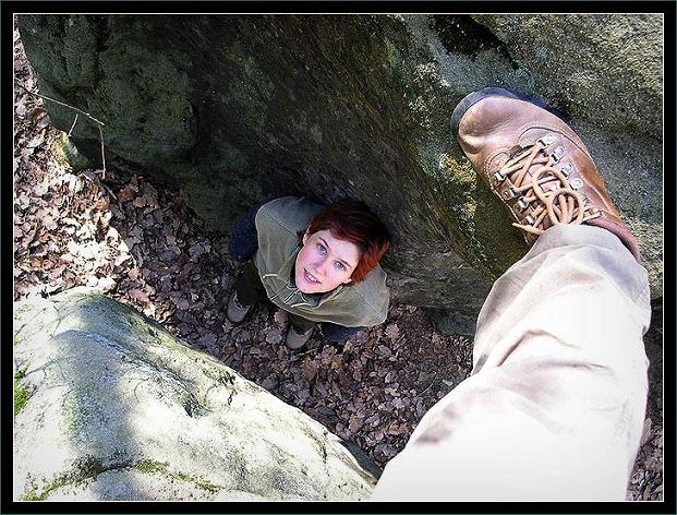 Ty s tím foťákem stejně jednou spadneš !!!