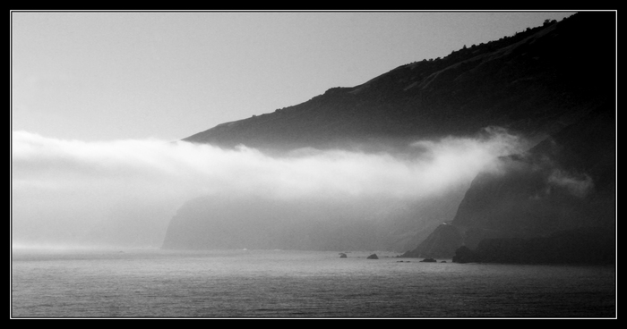 a Fog at Big Sur<br>