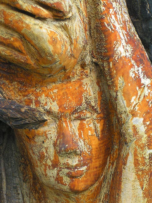 Detail lesní víly (ze samorostu)