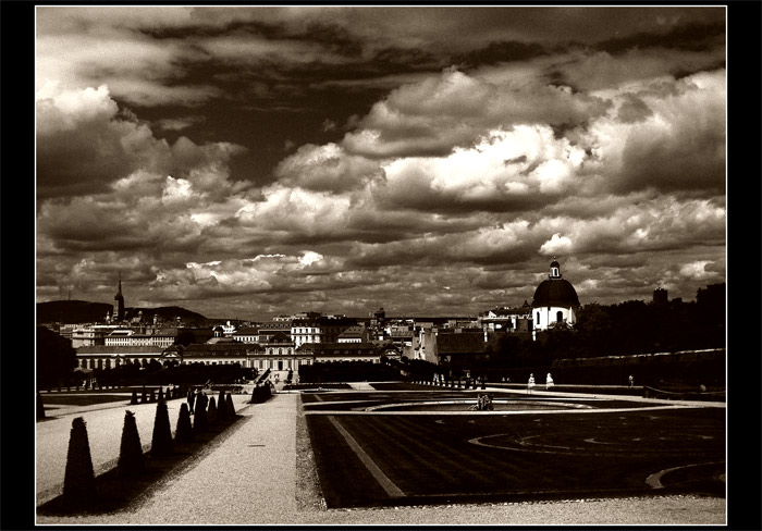 Belvedereblick Wien