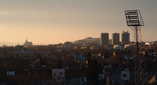 První paprsky nad Brnem