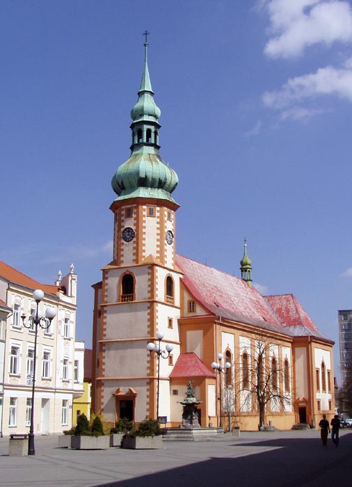 Sokolov - Kostel Sv.Jakuba Většího