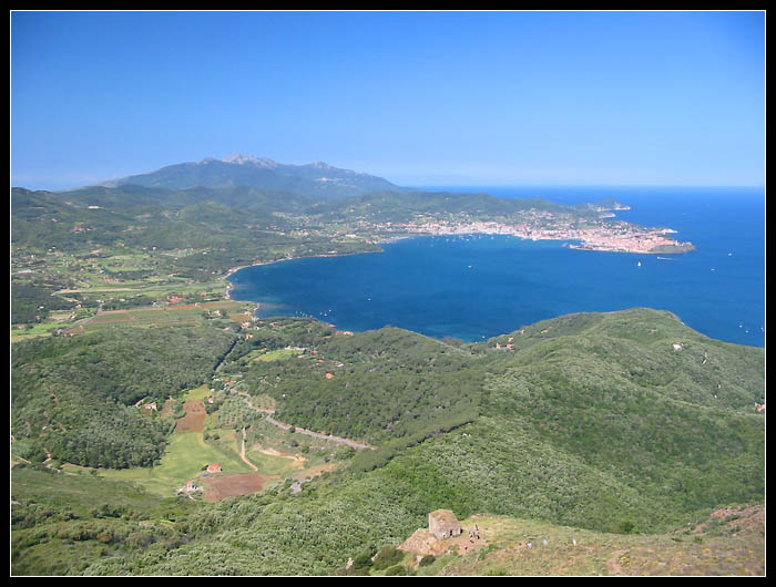 Elba-zelená, modrá