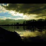 Vltava před bouřkou