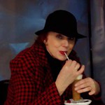 Chvilka klidu při kávě - olej