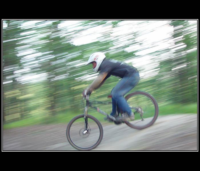 Psychedelic biker