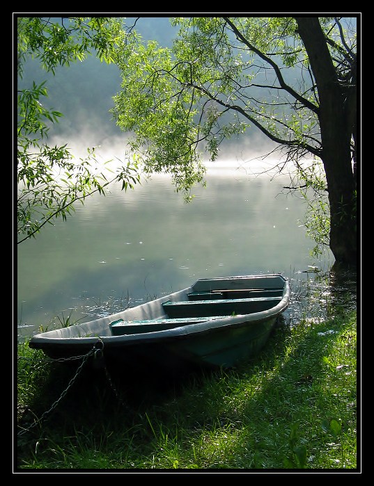 Kouř nad vodou III