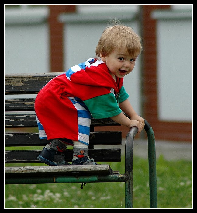 Ještě krok Táto a skočím!!!!