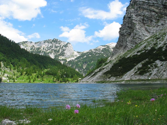 Krnské jazero - Julské Alpy (Slovinsko)