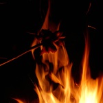 "Večeře v plamenech"