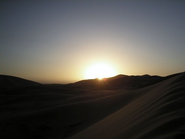 Sahara sunset