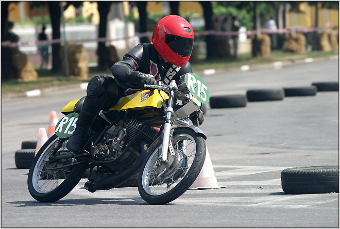 Bernhard Haider z Nemecka na Maico 125 RS2