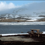 Finse uprostřed léta