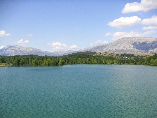 Jezero v Chorvatsku