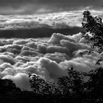 ... a mraky pode mnou.