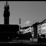 Náměstí ve Znojmě bez Dyje