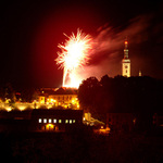 Ohňostroj nad Táborem