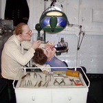 Zubař v akci - HMS Belfast Imperial War Museum London