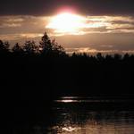 Západ slunce nad BamwaldSee