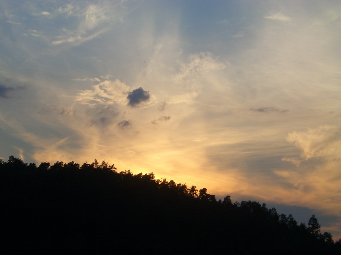 Západ slunce v Hartvikovicích