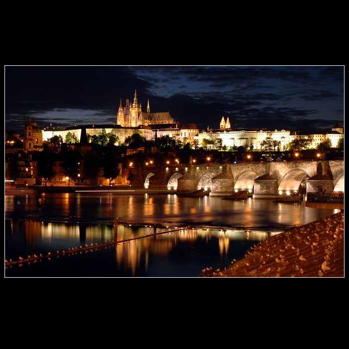 noční Praha