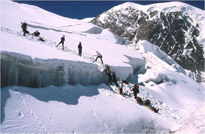 Na sněhovém mostě