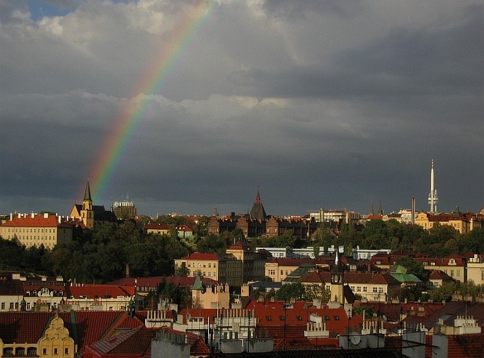 Duha nad sv.Apolinářem