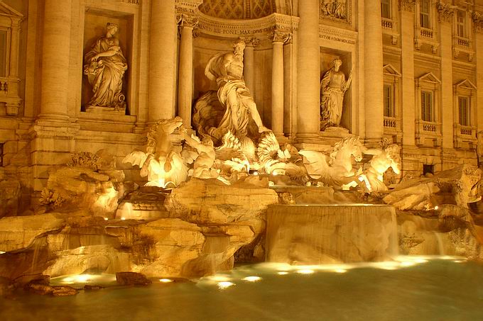 Fontana di Trevi, Řím