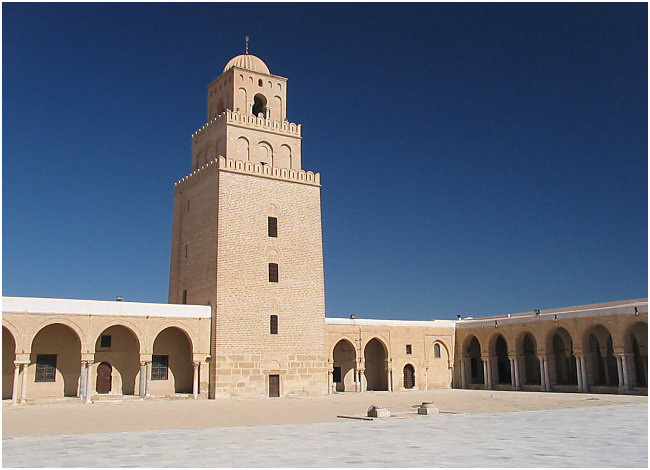 Minaret Velke mesity Jama Sidi Okba