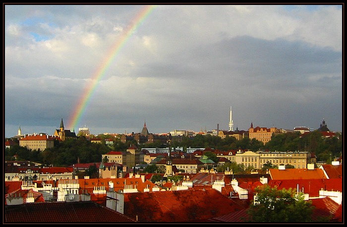 Duha nad sv.Apolinářem