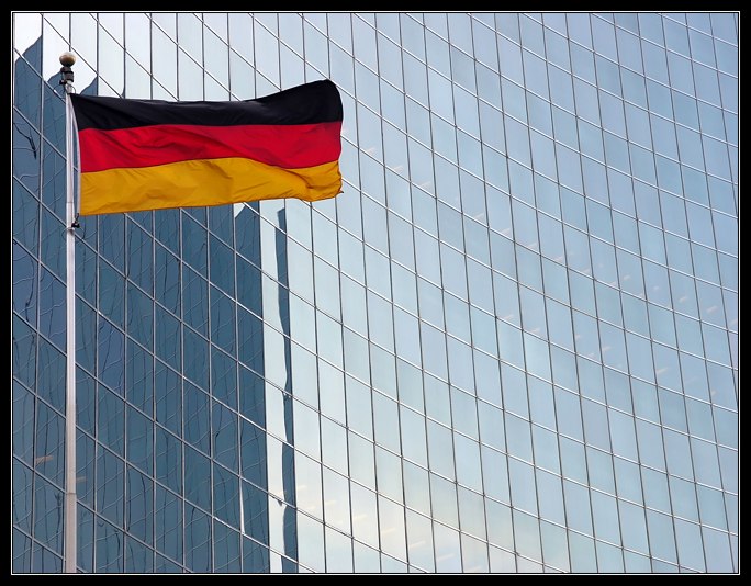 Germany on glass