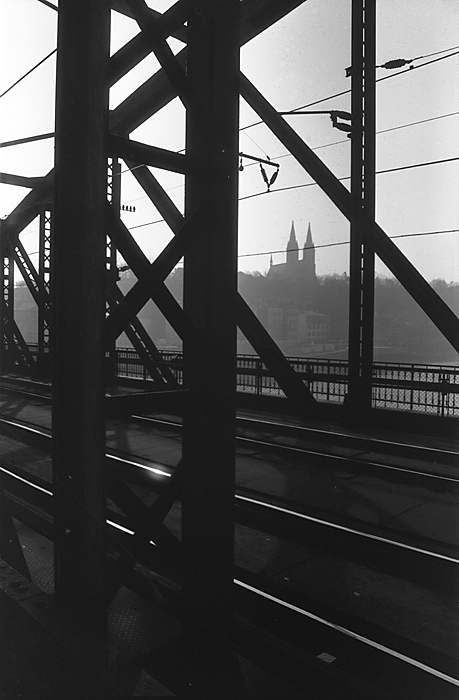 through the bridge