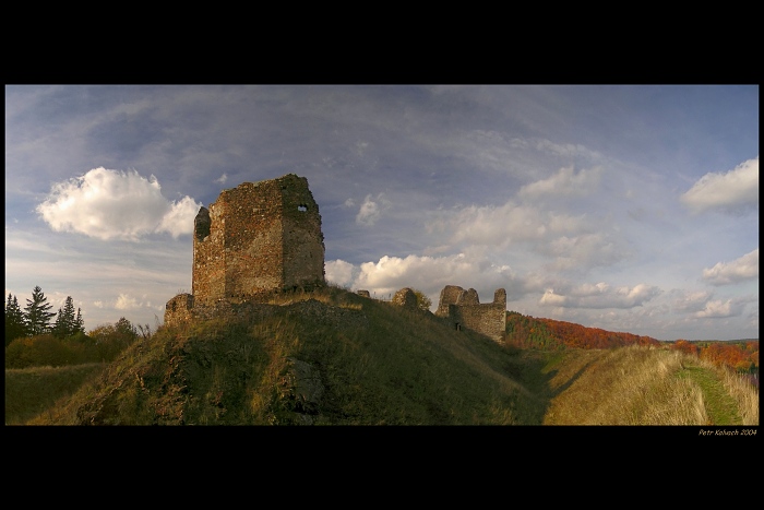 Podzim na zřícenině