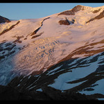 Východ slunce na ledovci